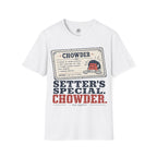 Chowder Menu Volleyball T-Shirt