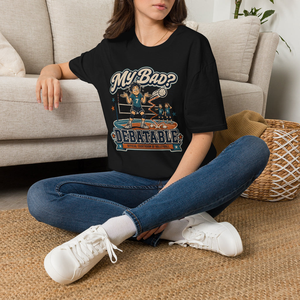 My Bad Debatable - Boys Volleyball T-Shirt