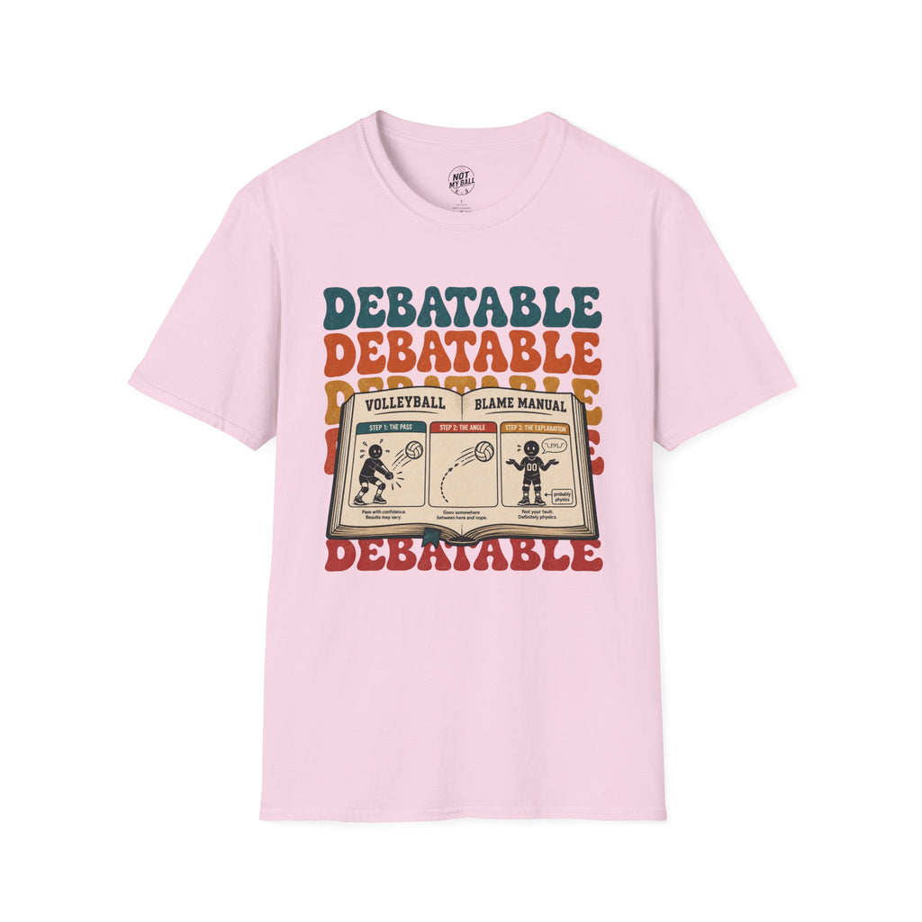 Volleyball Blame Manual T-Shirt