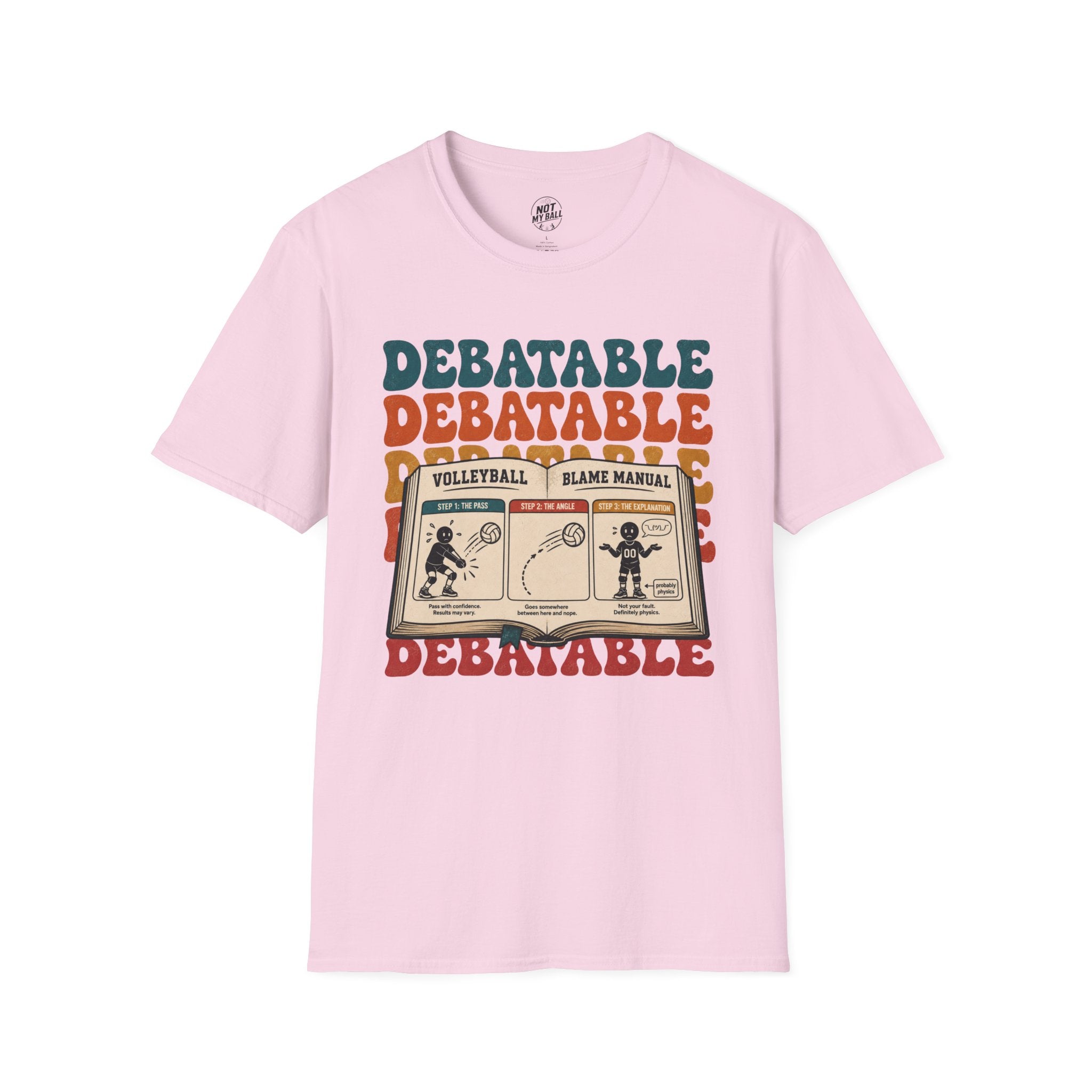 Volleyball Blame Manual T-Shirt