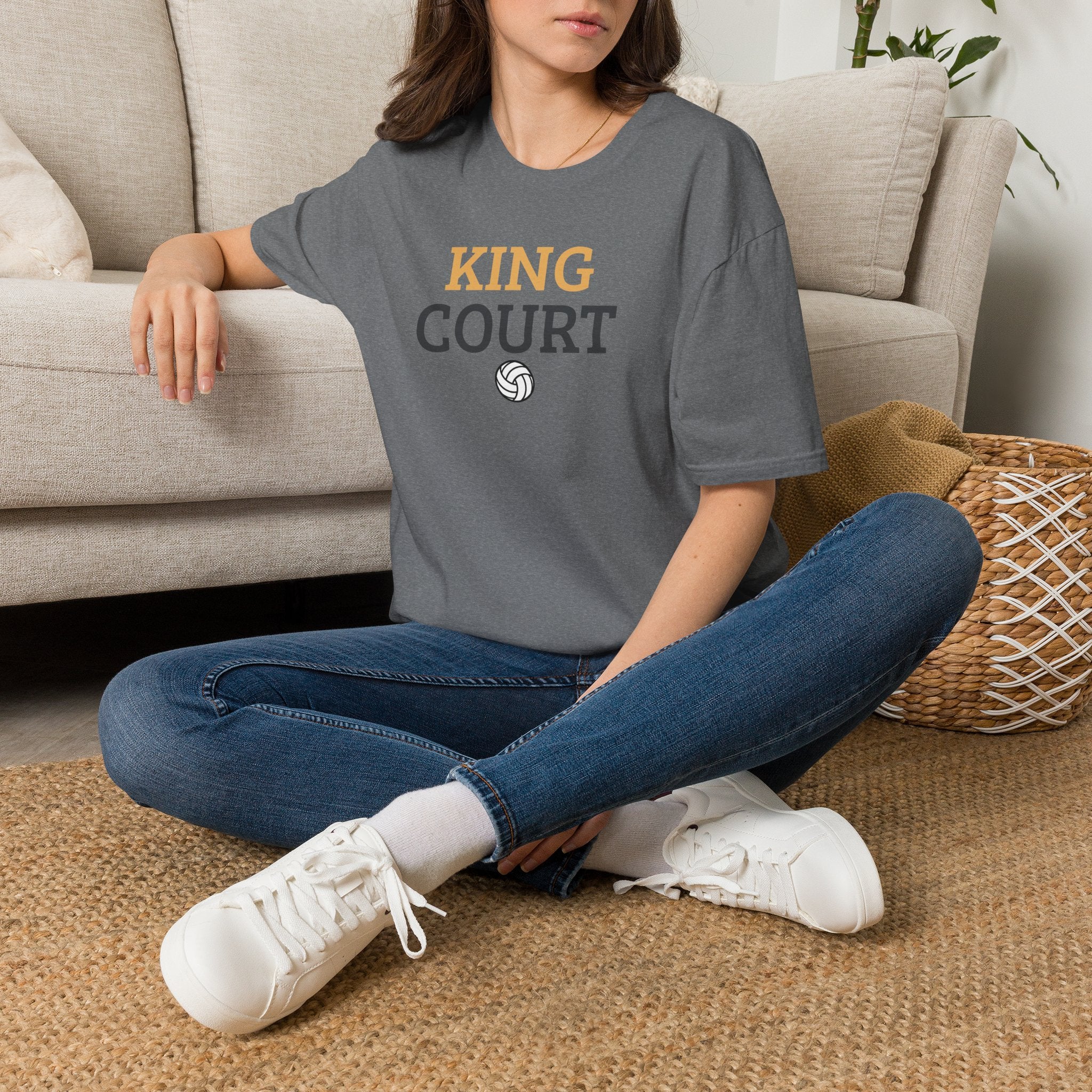 King Court Volleyball T-Shirt