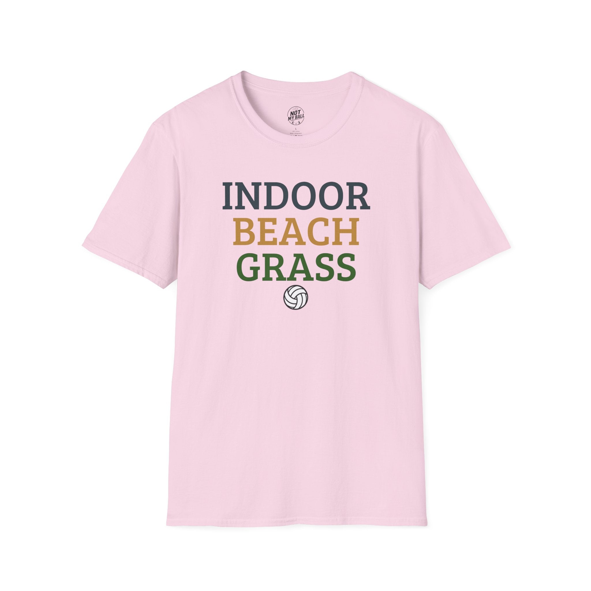 Indoor Beach Grass Volleyball T-Shirt