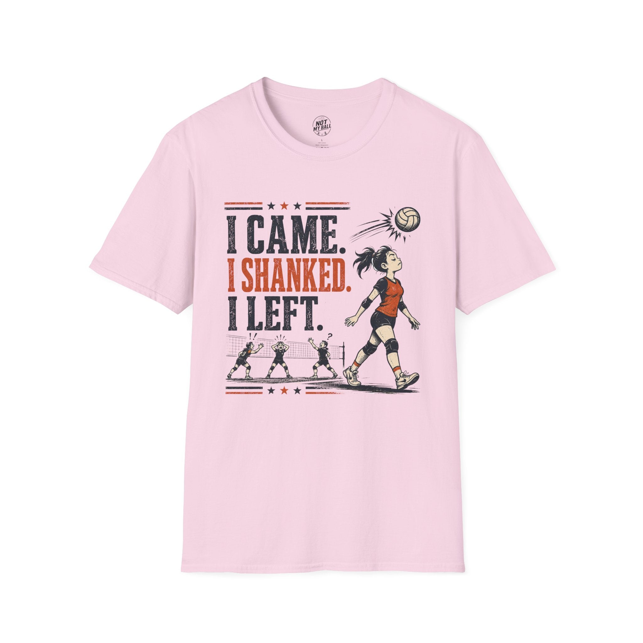 I Came Shanked Left Volleyball T-Shirt