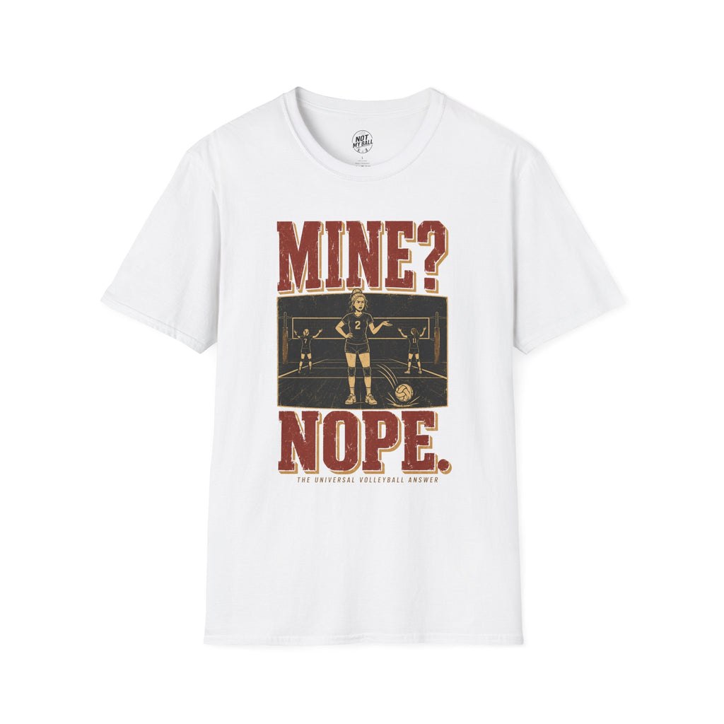 Mine Nope Volleyball T-Shirt