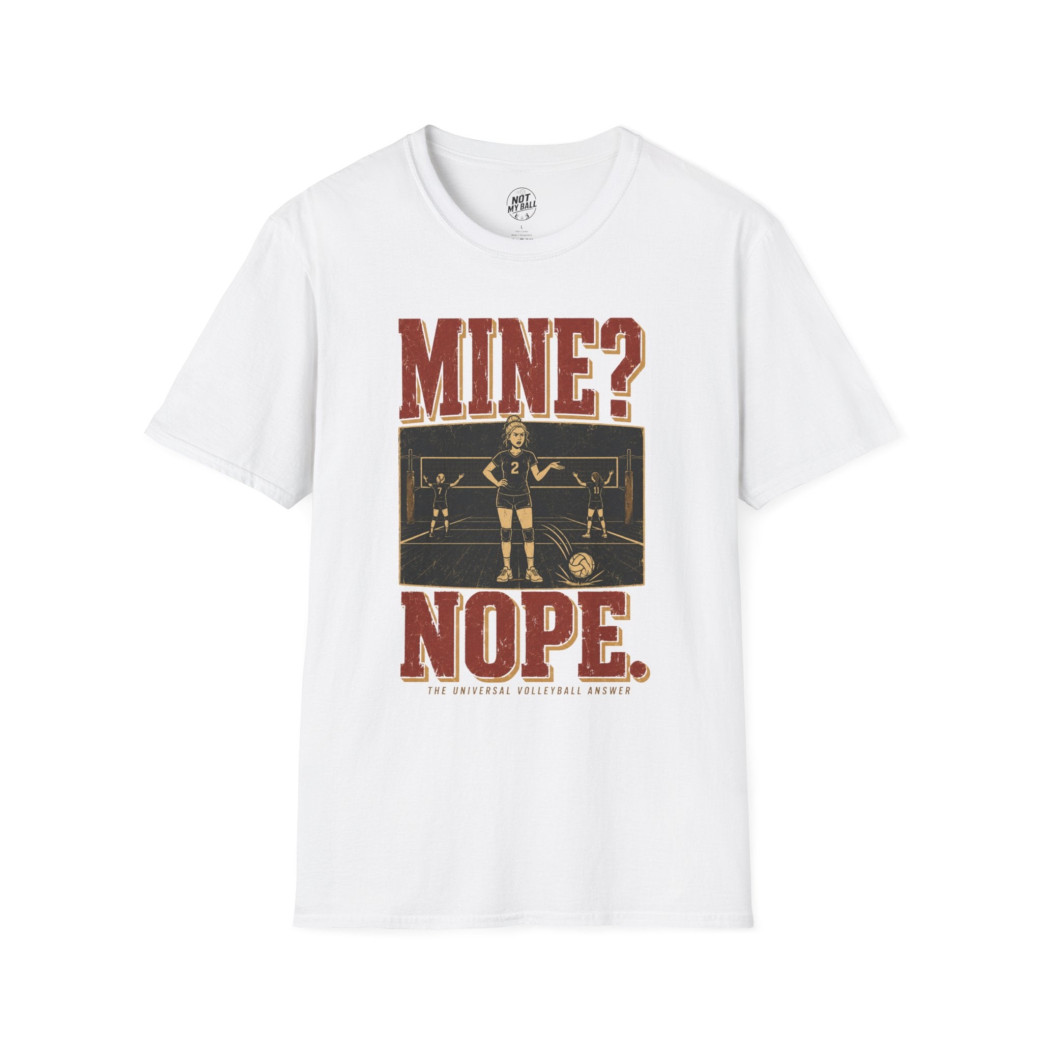Mine Nope Volleyball T-Shirt