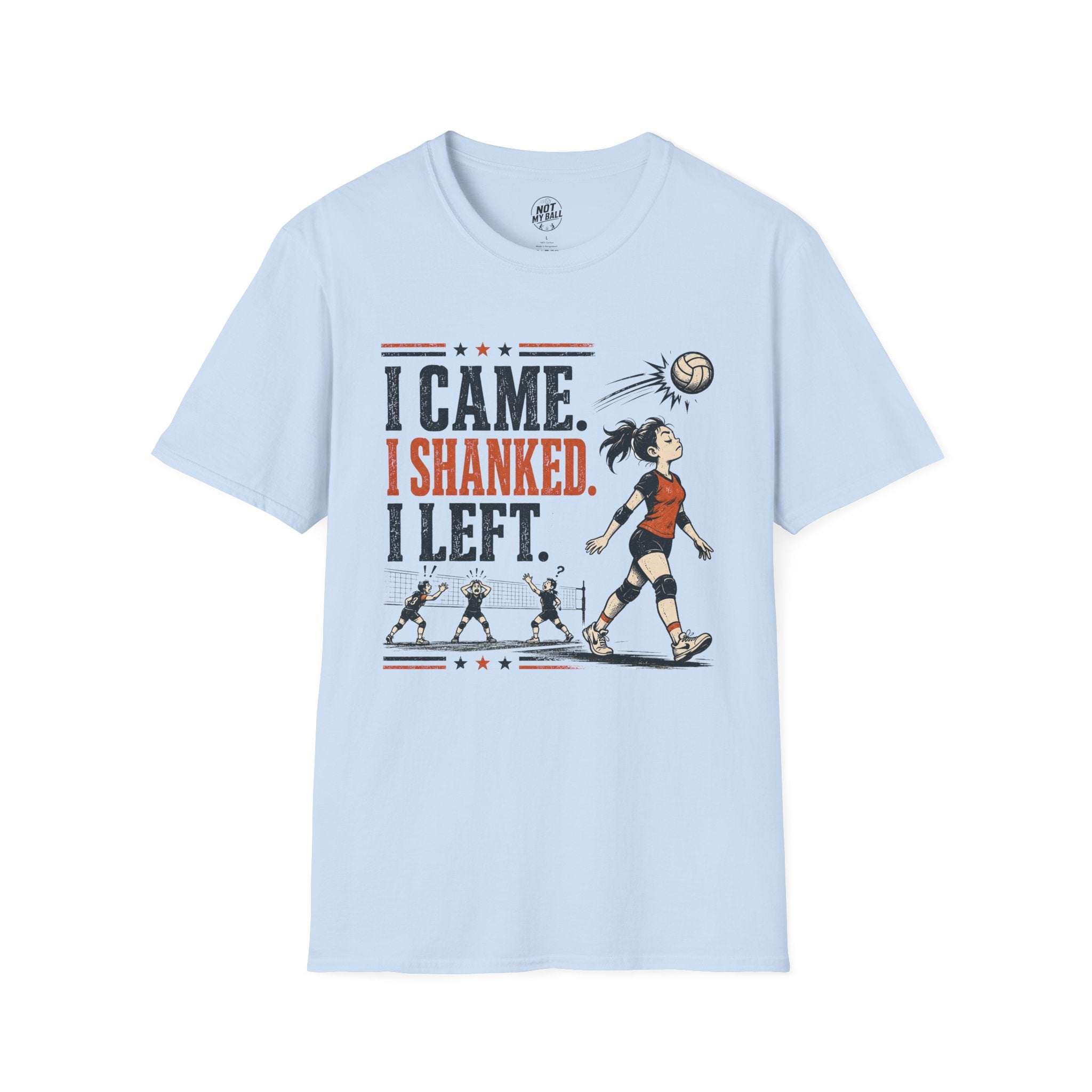 I Came Shanked Left Volleyball T-Shirt