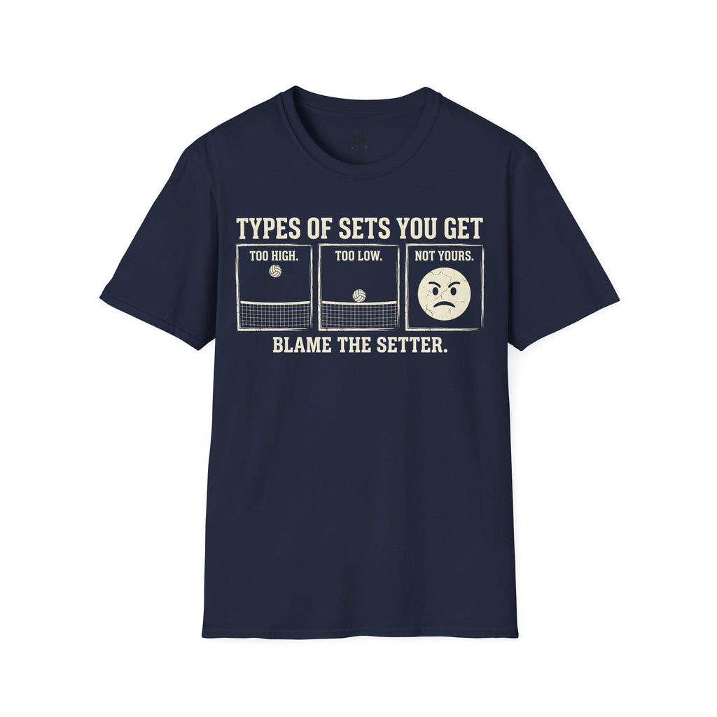 Types of Set Volleyball T-Shirt