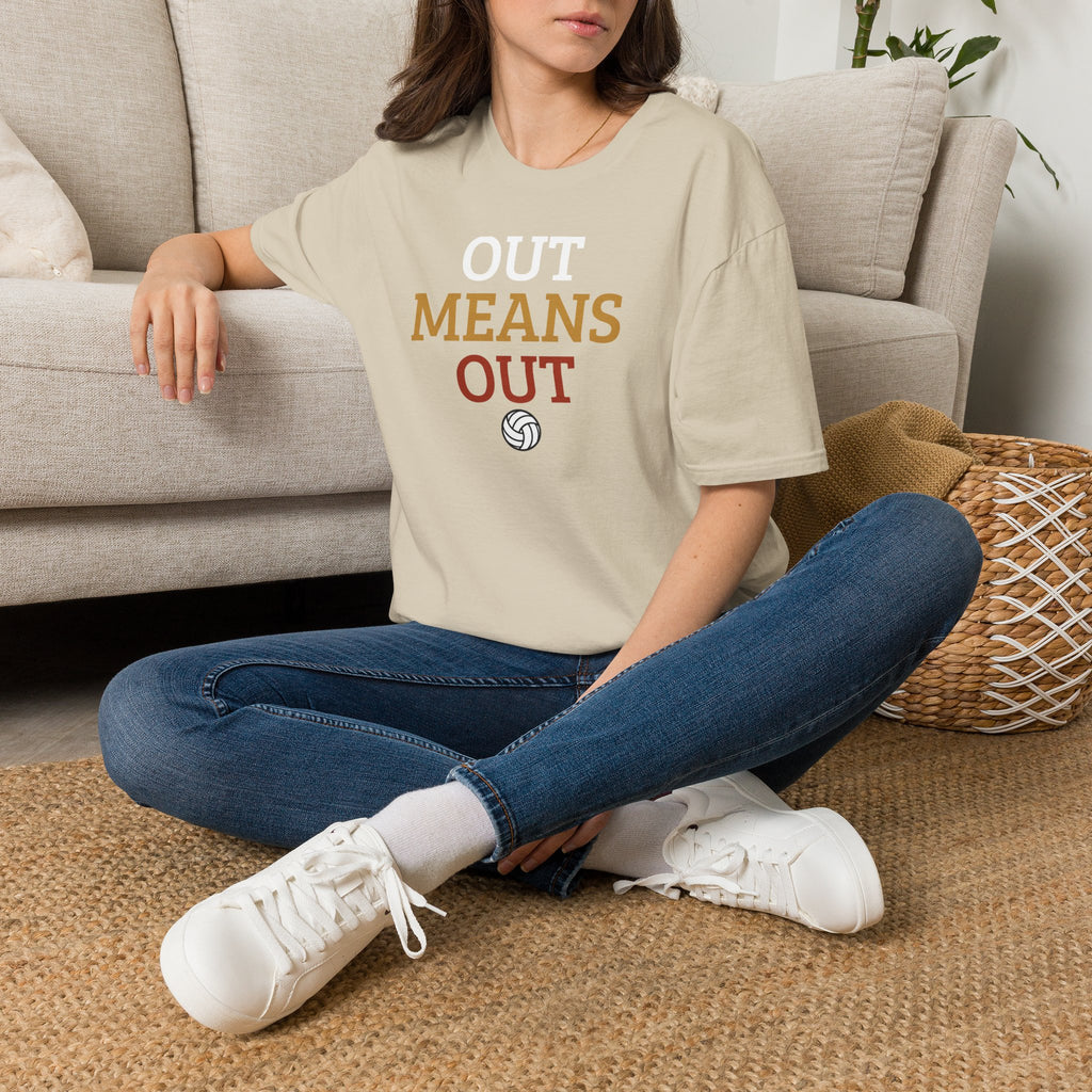 Out Means Out Volleyball T-Shirt