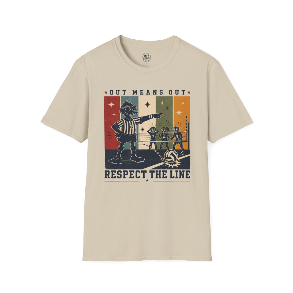 Respect The Line Volleyball T-Shirt