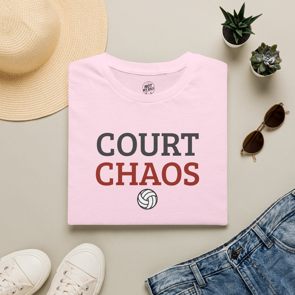 Court Chaos Volleyball T-Shirt