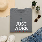I Just Work Here Volleyball T-Shirt