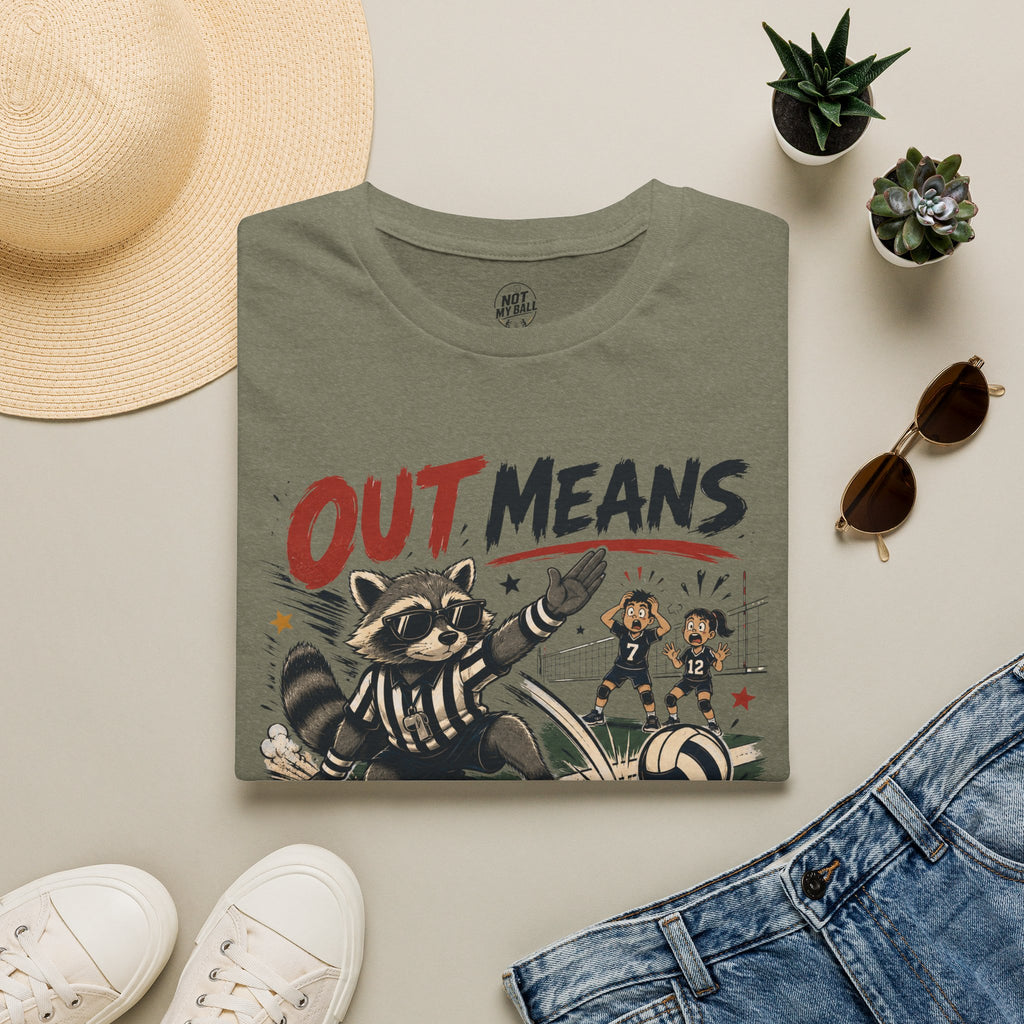 Out Means Out Volleyball T-Shirt