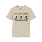 Types of Players Who Call Mine Volleyball T-Shirt