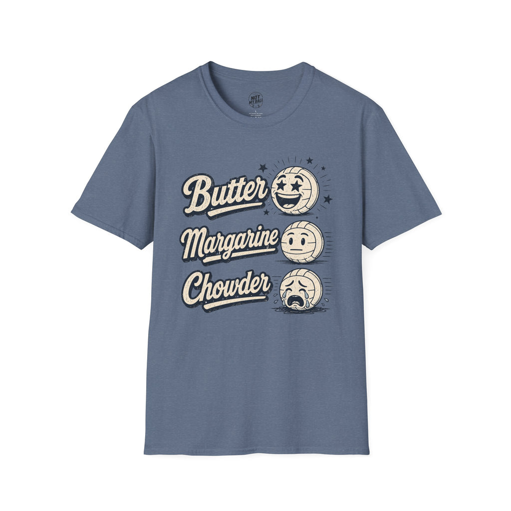 Butter Margarine Chowder Volleyball T-Shirt