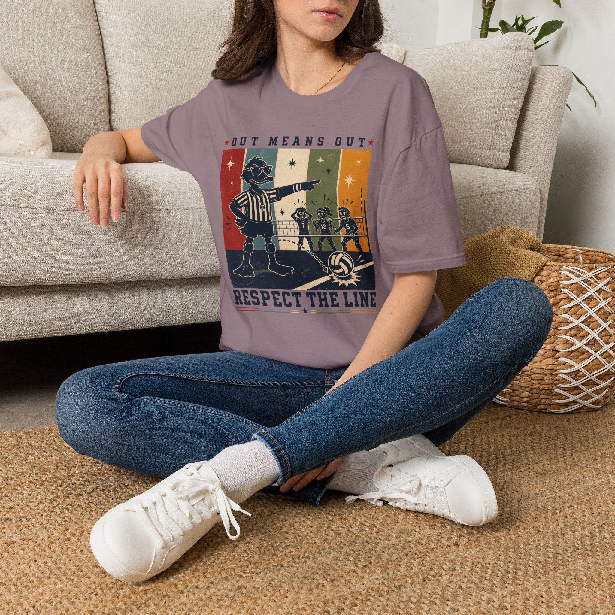 Respect The Line Volleyball T-Shirt
