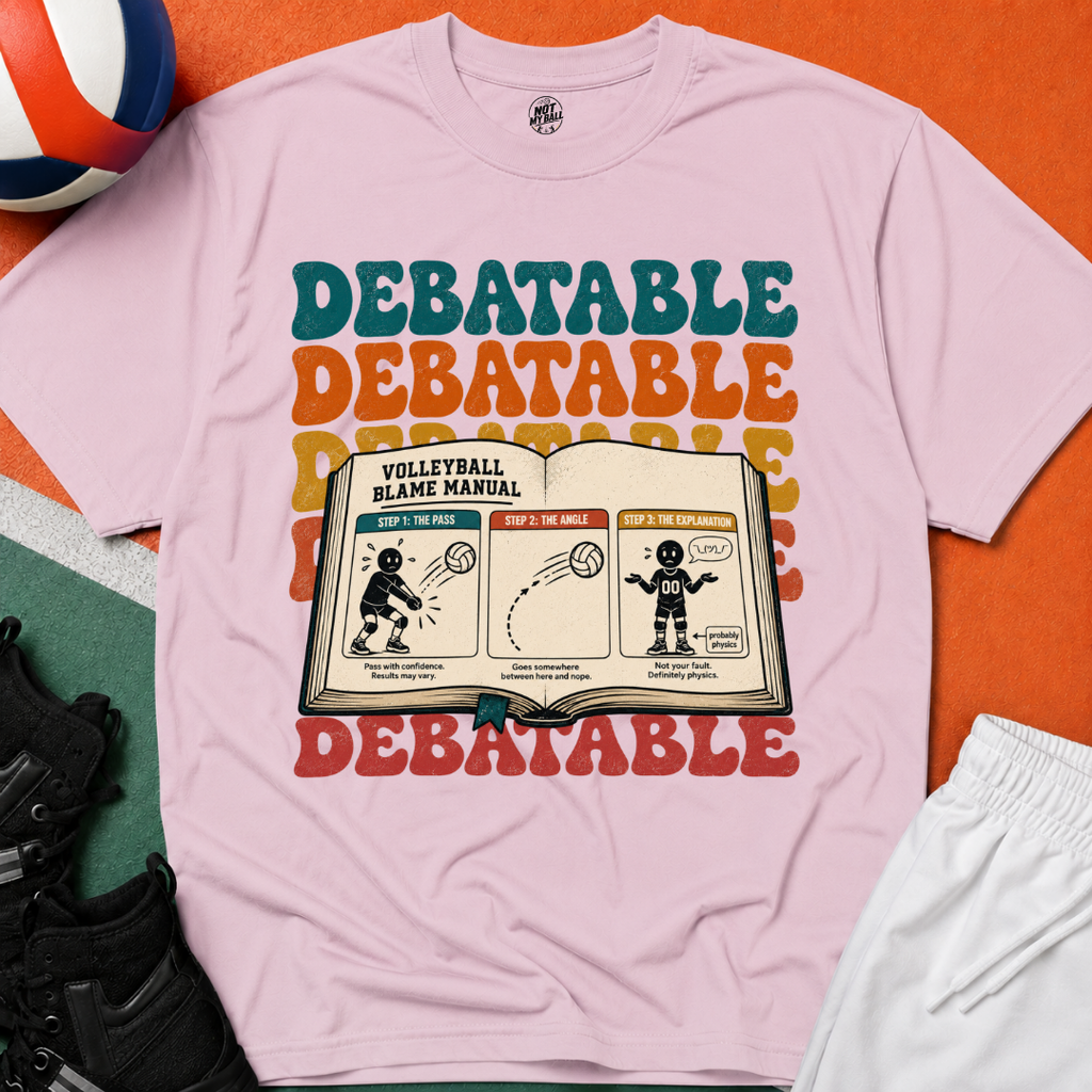 Volleyball Blame Manual T-Shirt