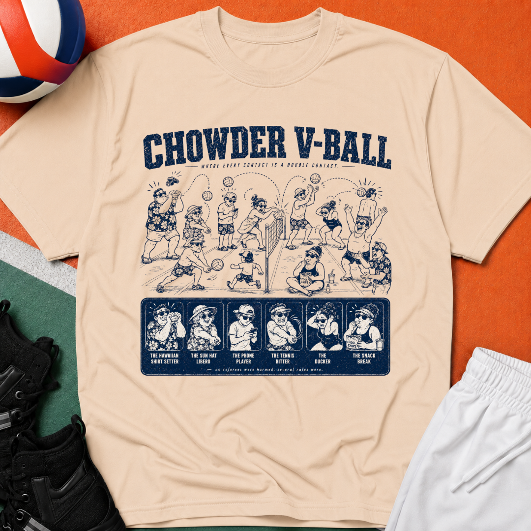 Chowder Resort Volleyball T-Shirt