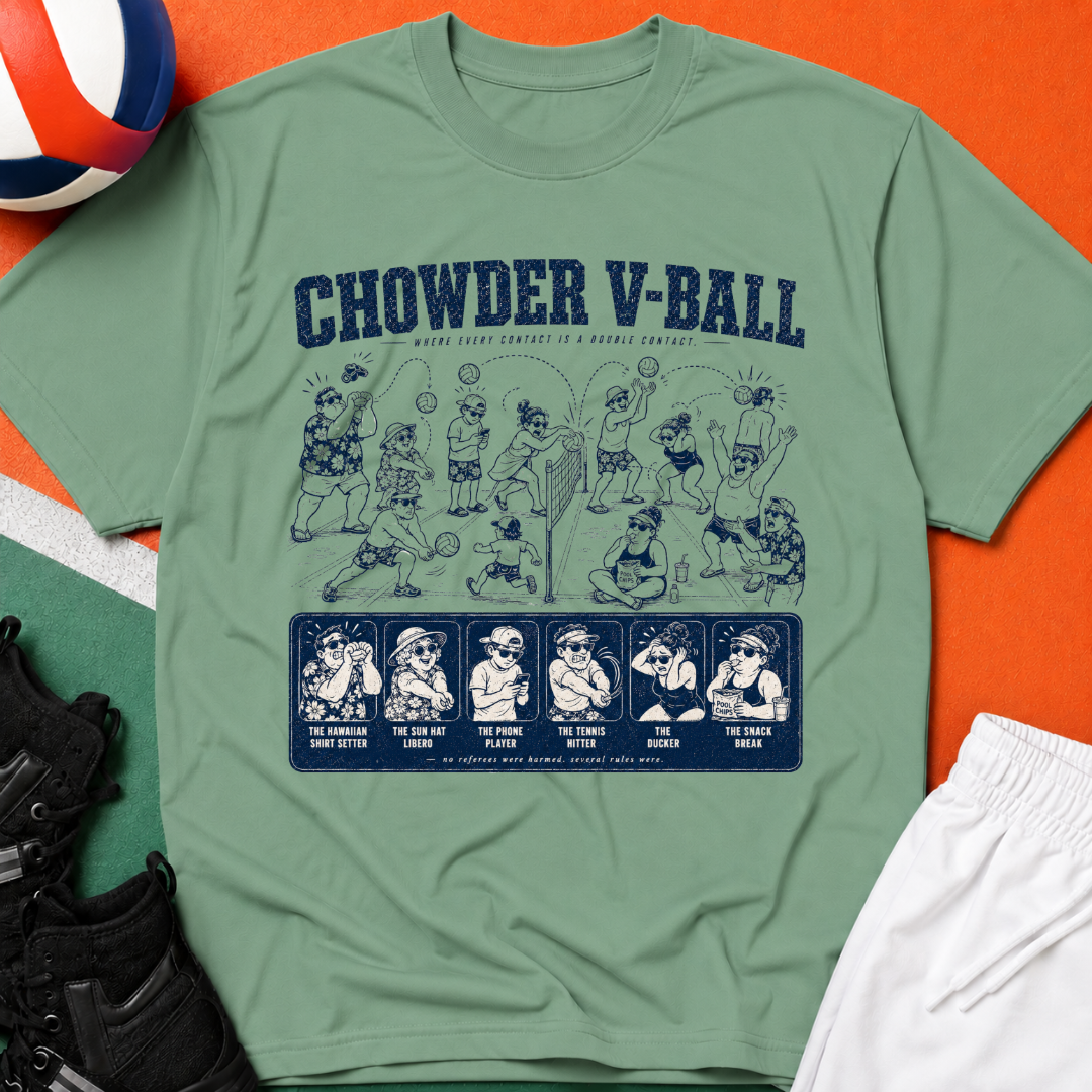 Chowder Resort Volleyball T-Shirt