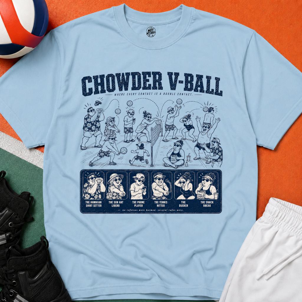 Chowder Resort Volleyball T-Shirt