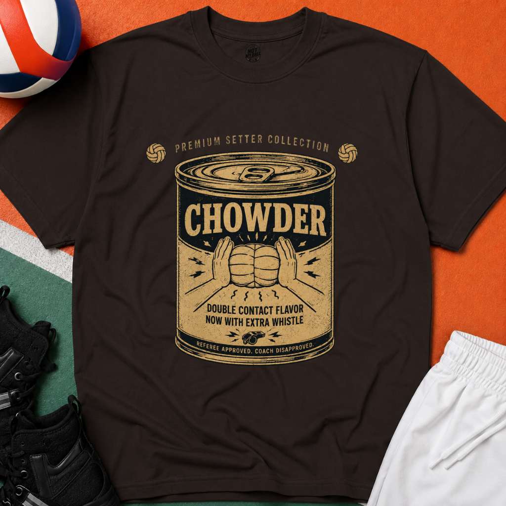 Chowder Can Volleyball T-Shirt
