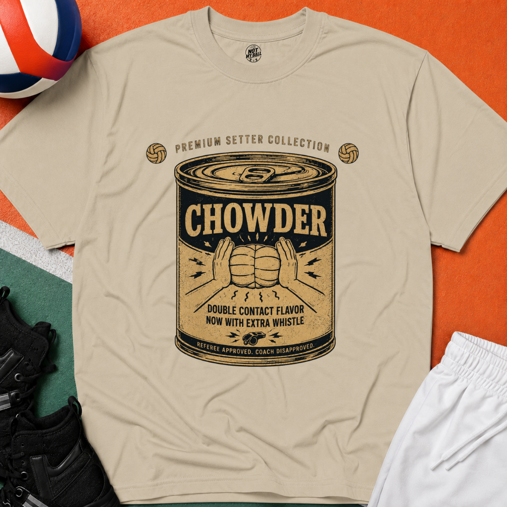 Chowder Can Volleyball T-Shirt