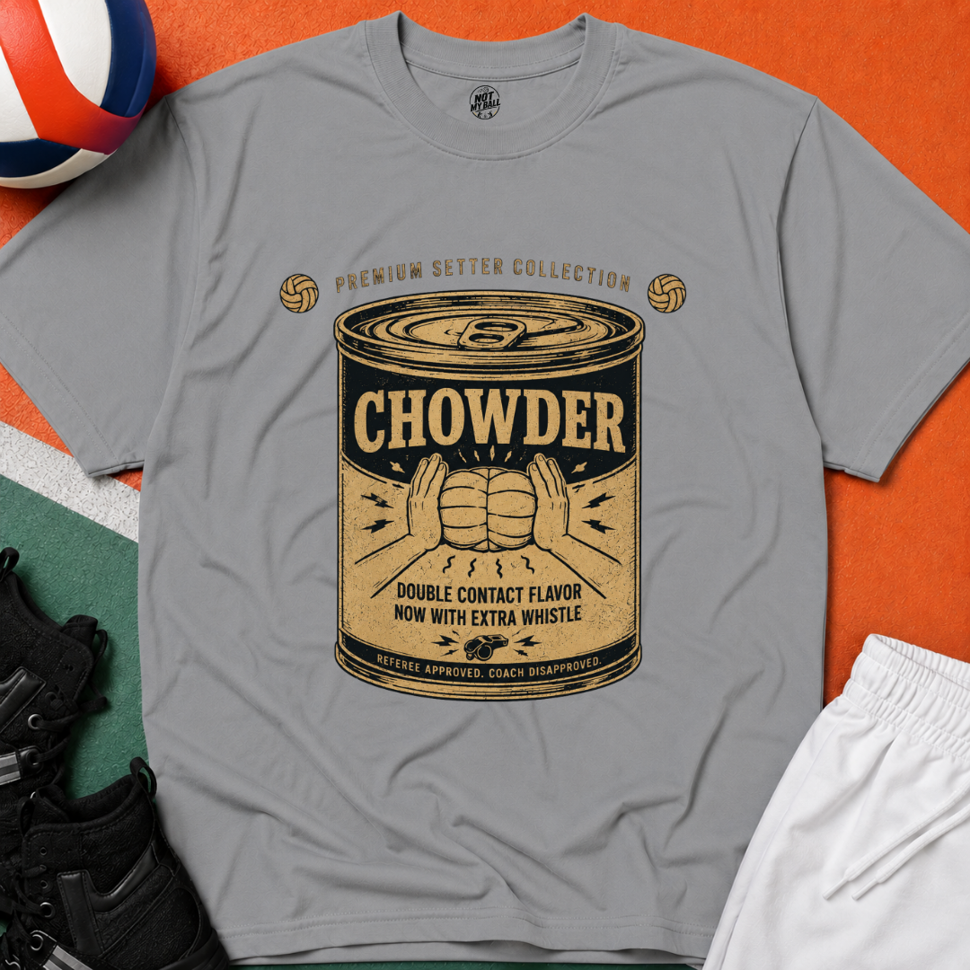 Chowder Can Volleyball T-Shirt