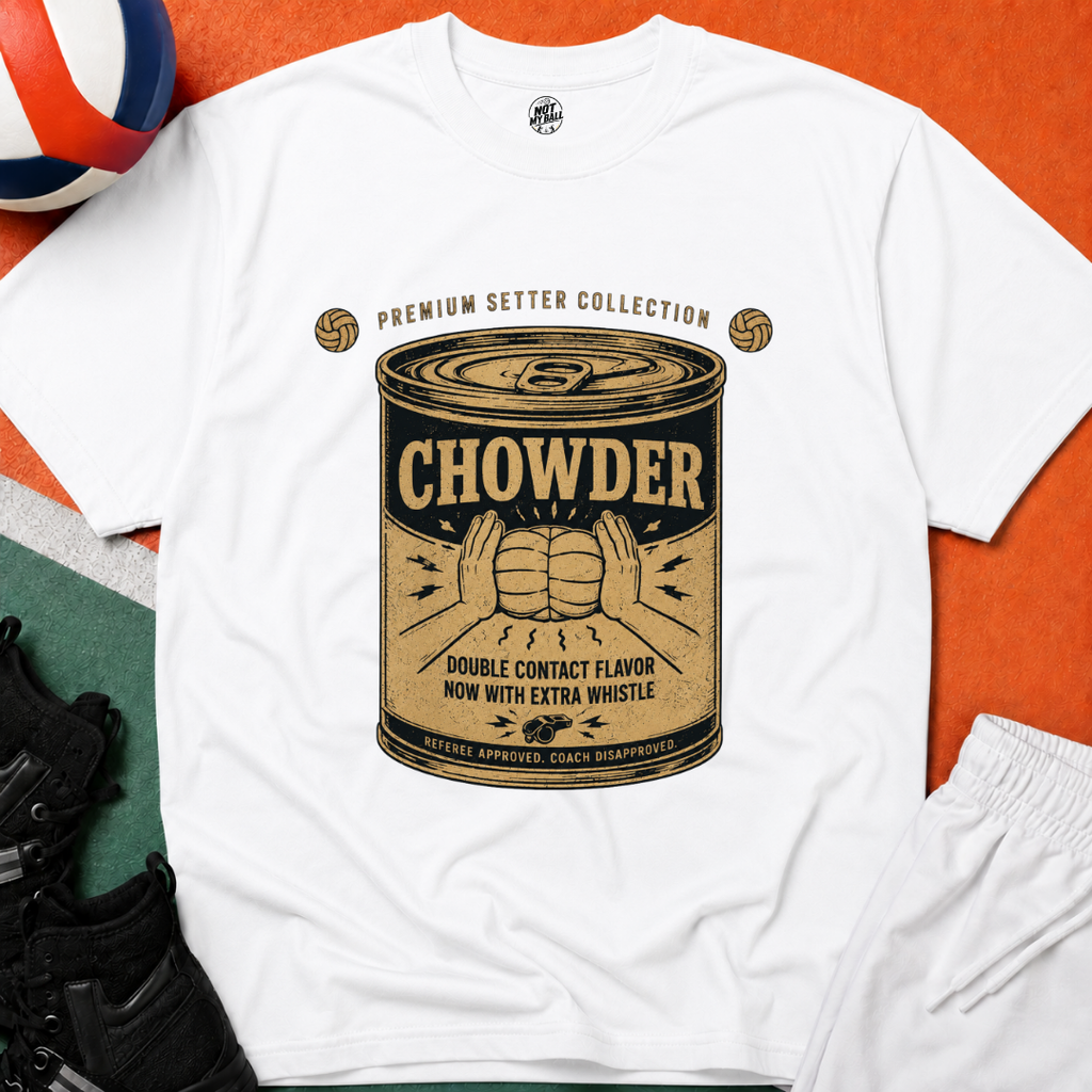 Chowder Can Volleyball T-Shirt