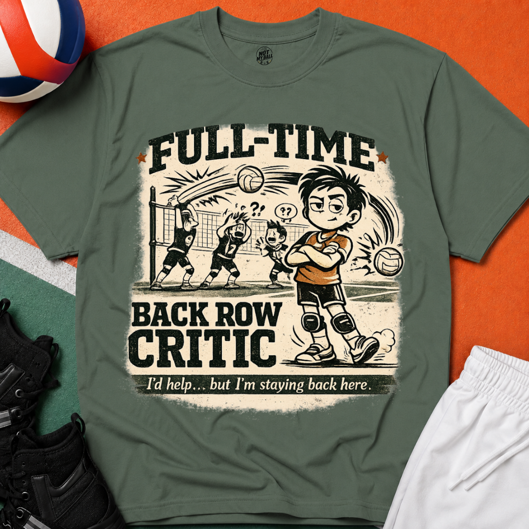 FT Back Row Critic Volleyball T-Shirt