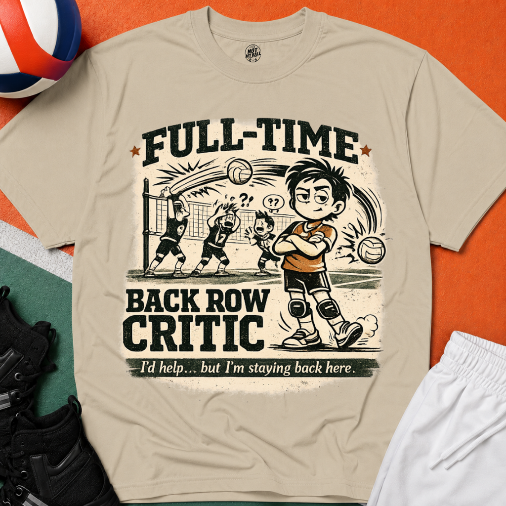 FT Back Row Critic Volleyball T-Shirt