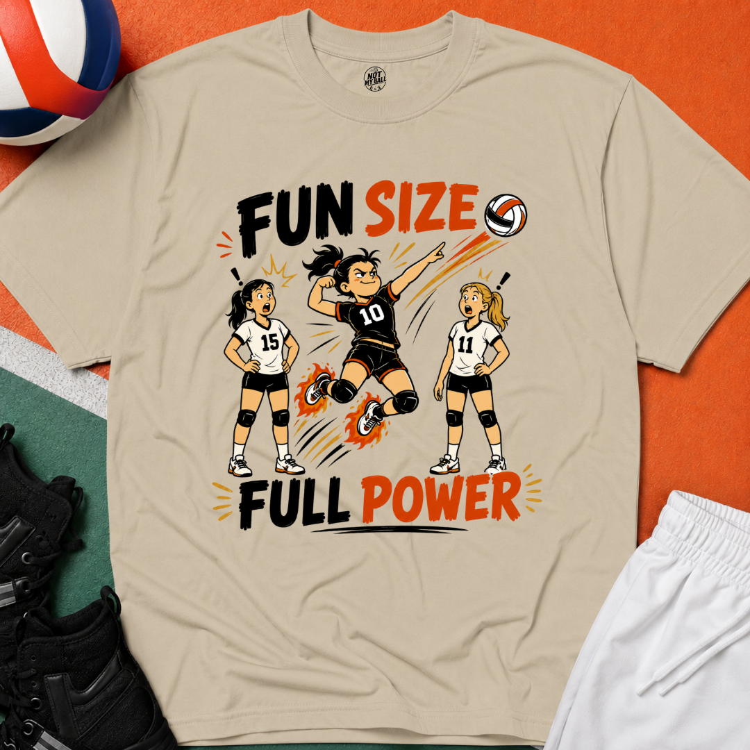 Fun Size Full Power Volleyball T-Shirt