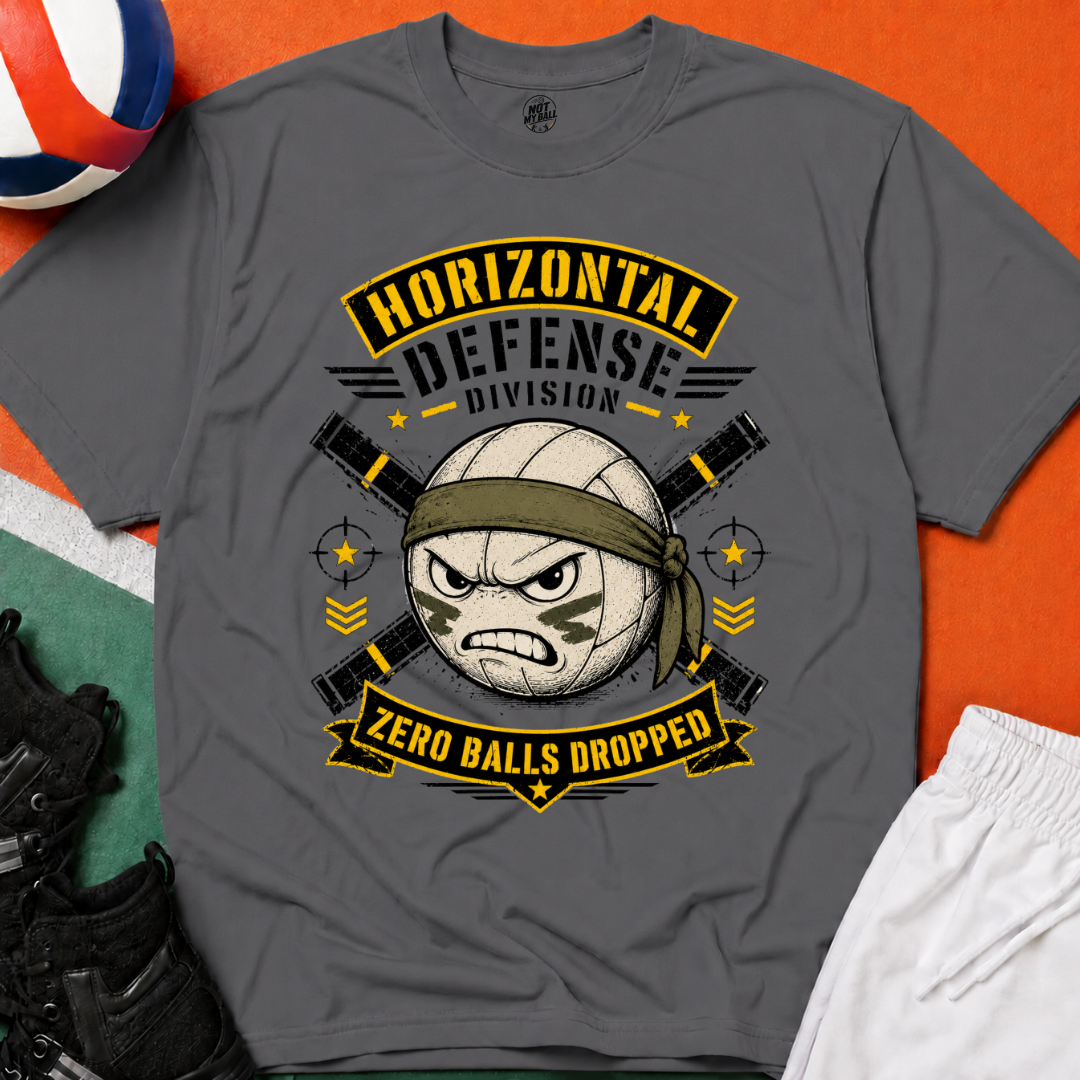Horizontal Defense Volleyball T-Shirt