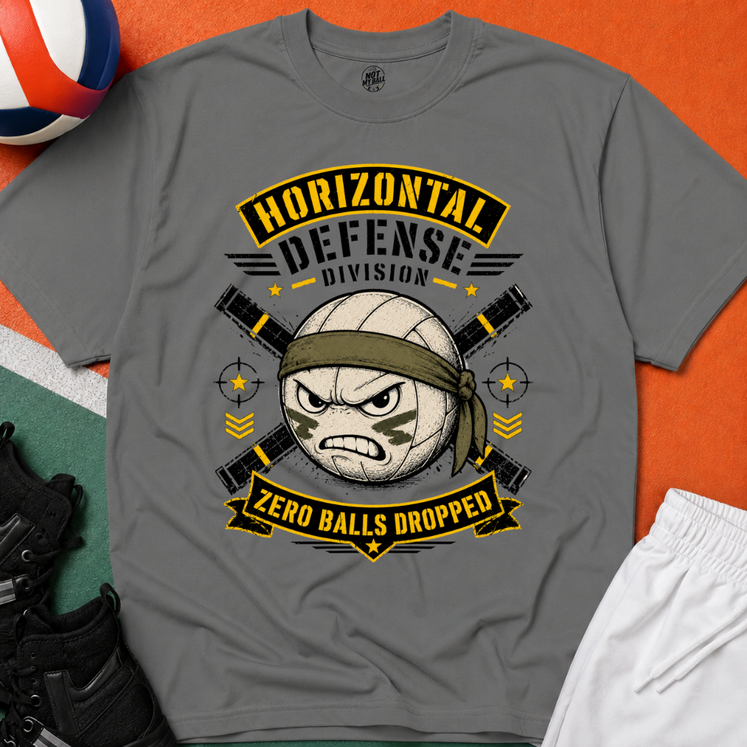 Horizontal Defense Volleyball T-Shirt