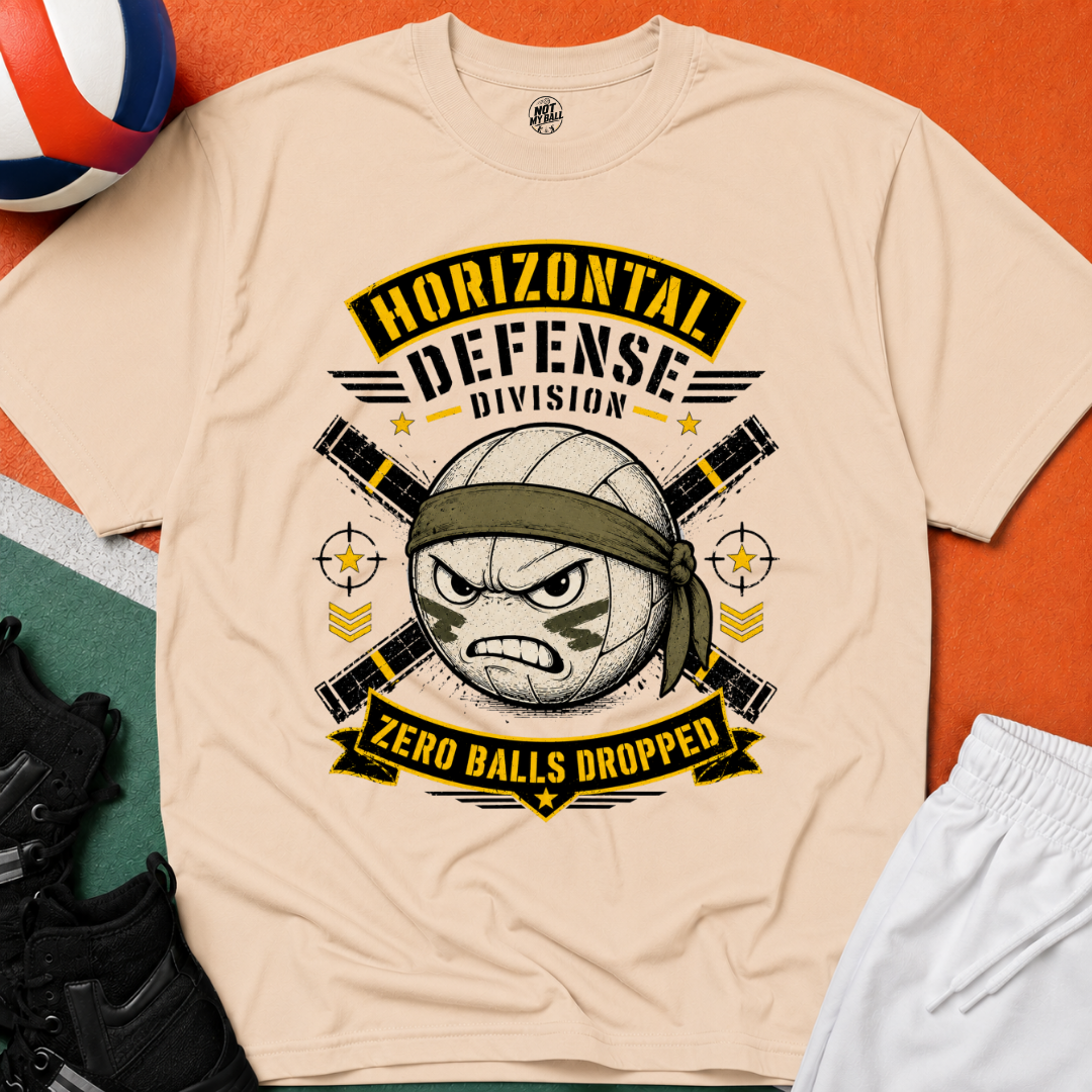 Horizontal Defense Volleyball T-Shirt