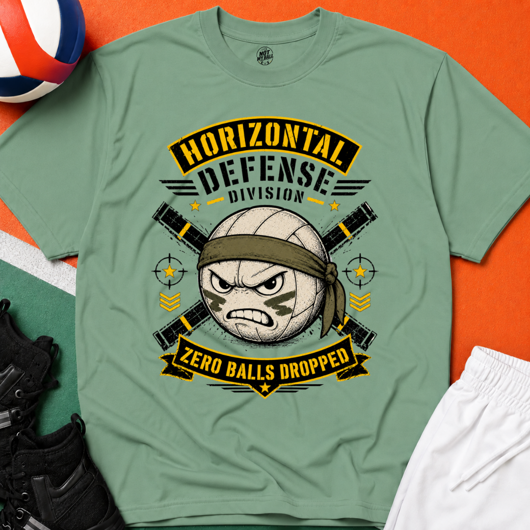Horizontal Defense Volleyball T-Shirt