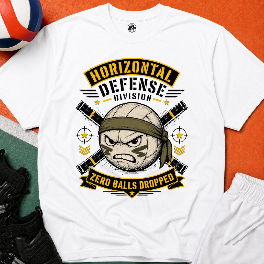 Horizontal Defense Volleyball T-Shirt