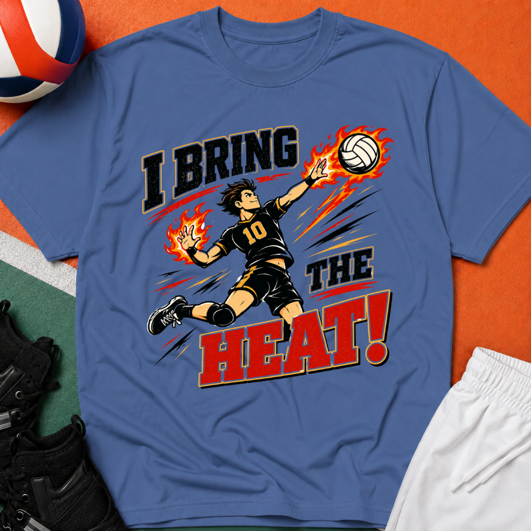 I Bring The Heat Volleyball T-Shirt