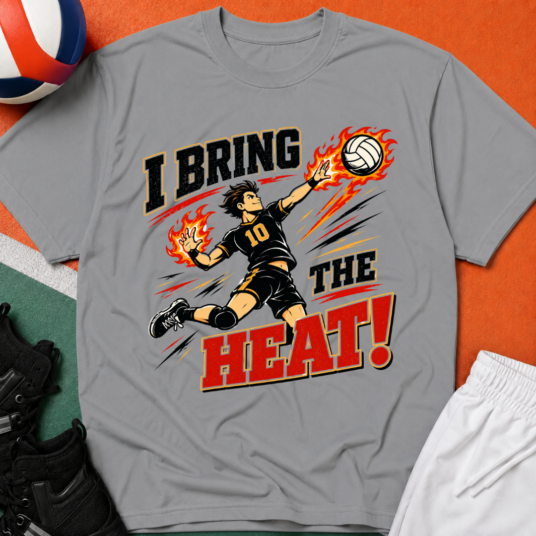 I Bring The Heat Volleyball T-Shirt