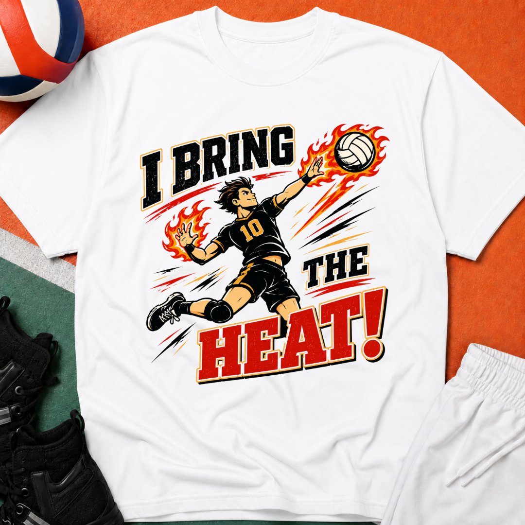 I Bring The Heat Volleyball T-Shirt