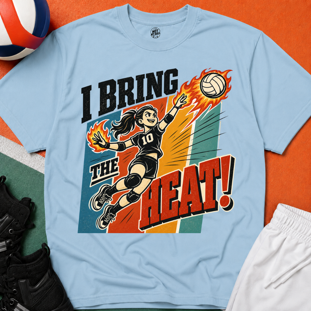 I Bring The Heat - Girl Volleyball T-Shirt