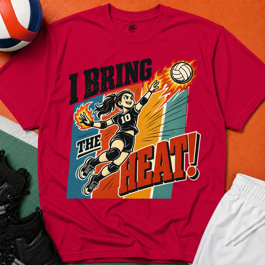 I Bring The Heat - Girl Volleyball T-Shirt