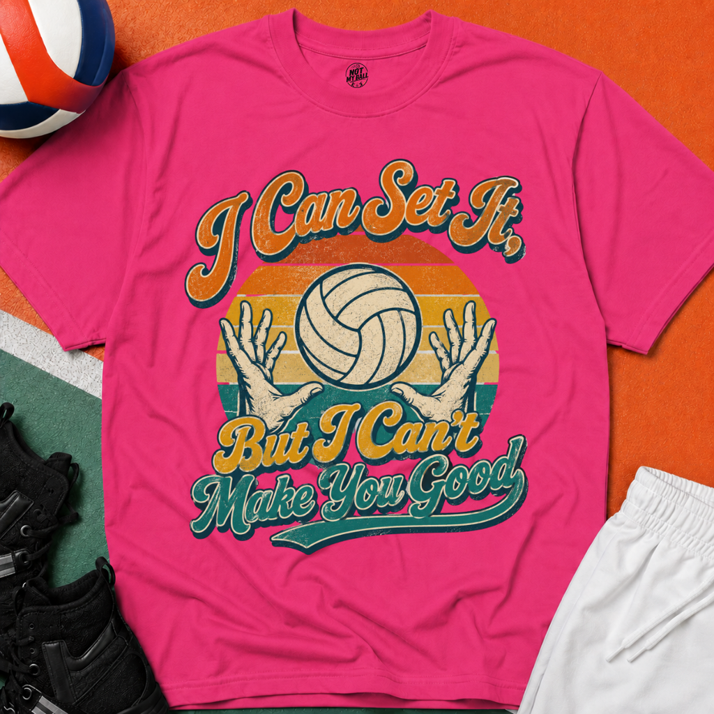 I Can Set It Volleyball T-Shirt