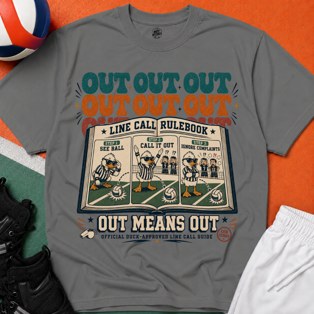 Line Call Rulebook Volleyball T-Shirt