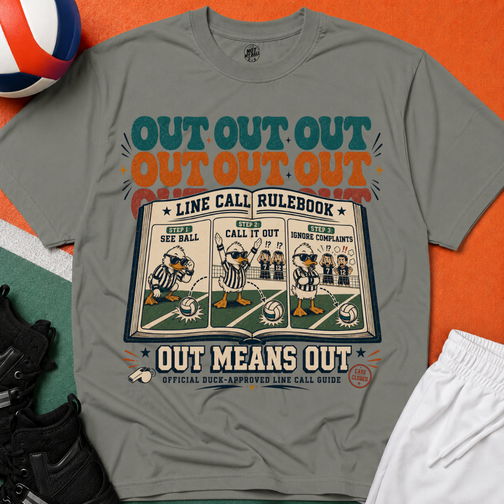 Line Call Rulebook Volleyball T-Shirt