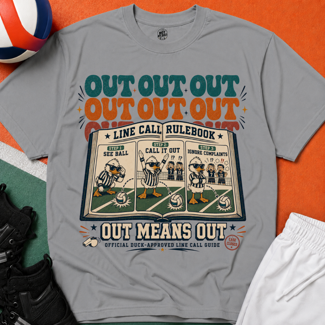 Line Call Rulebook Volleyball T-Shirt