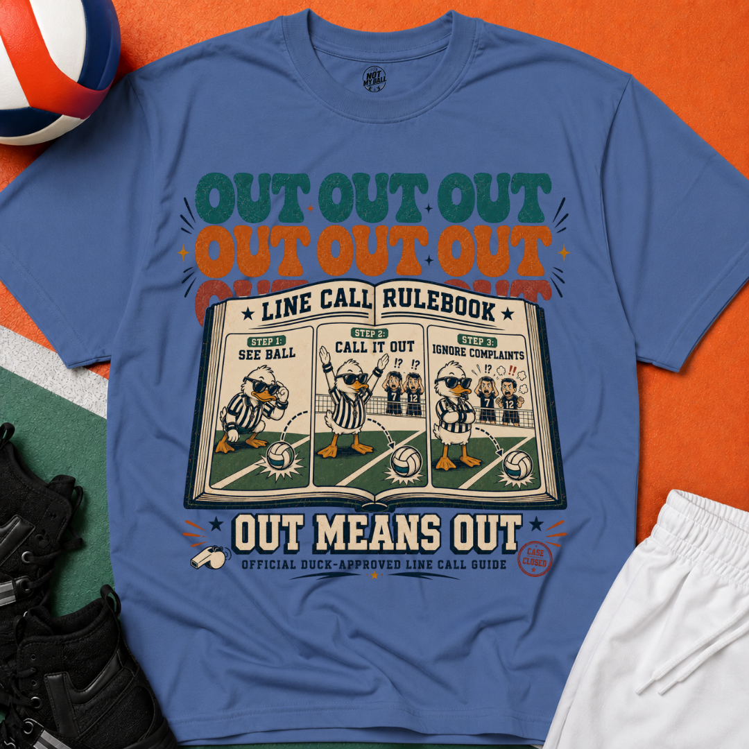 Line Call Rulebook Volleyball T-Shirt