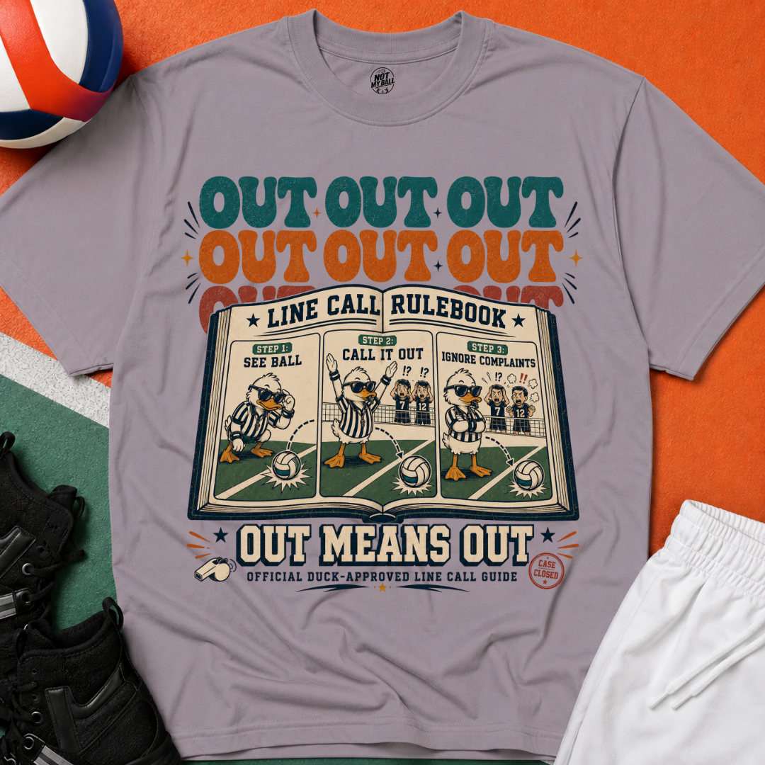 Line Call Rulebook Volleyball T-Shirt