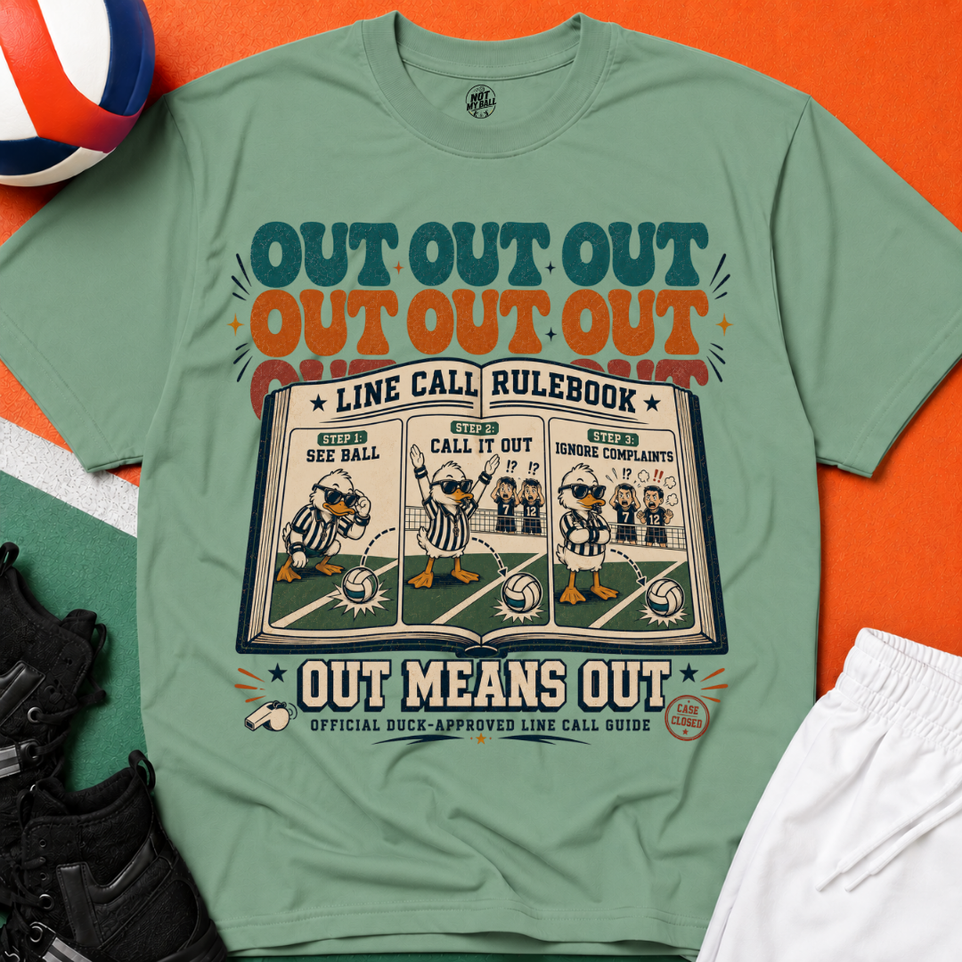 Line Call Rulebook Volleyball T-Shirt