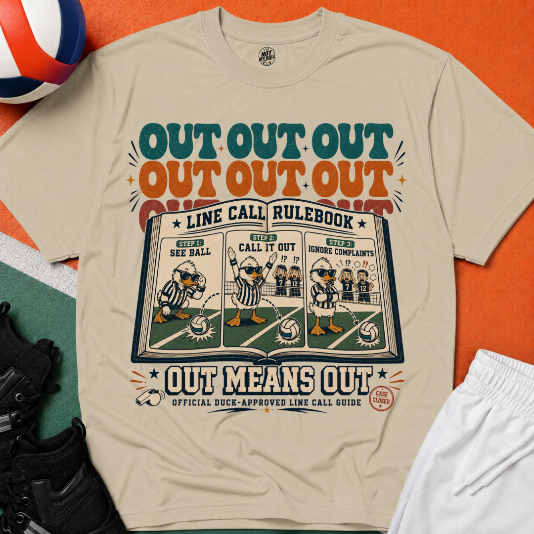 Line Call Rulebook Volleyball T-Shirt
