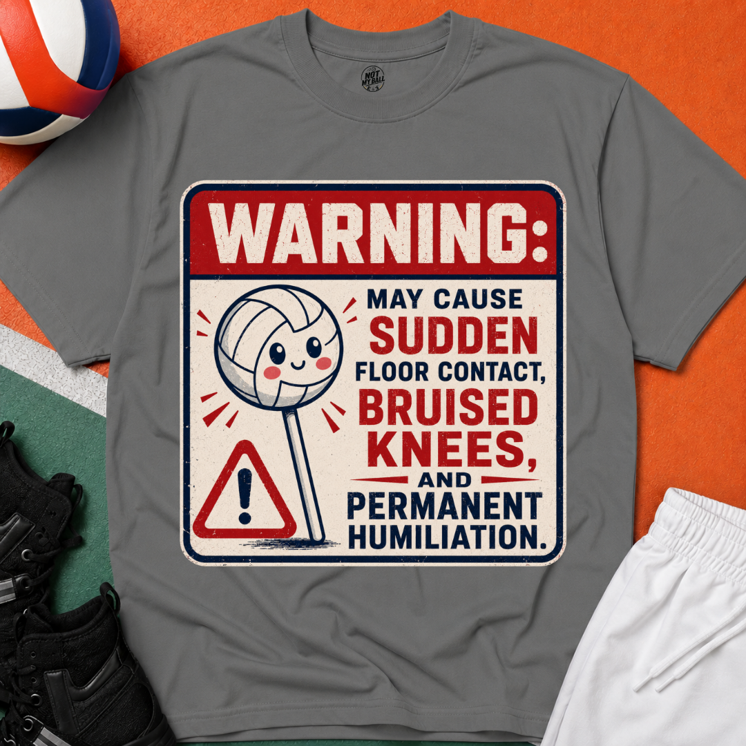 Lollipop Warning Volleyball T-Shirt