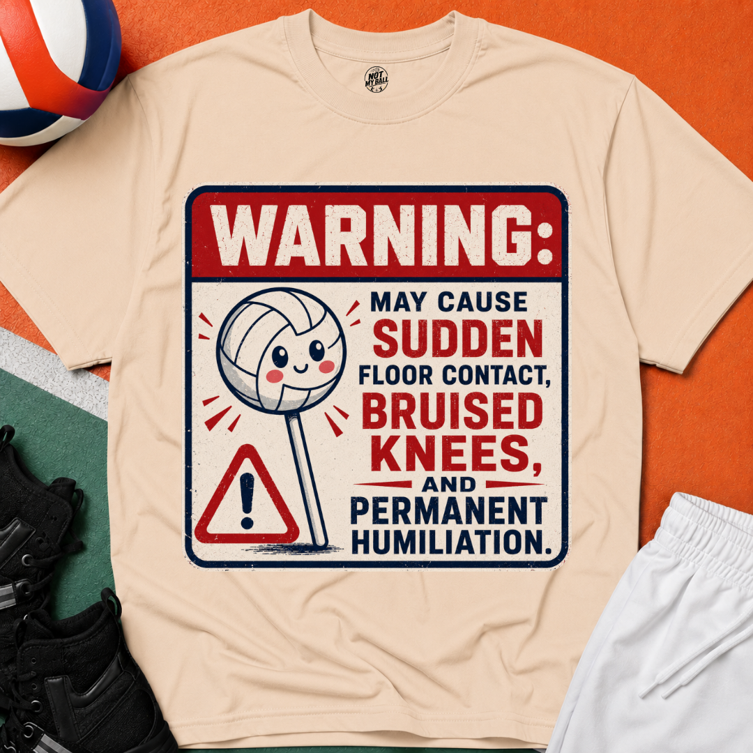 Lollipop Warning Volleyball T-Shirt